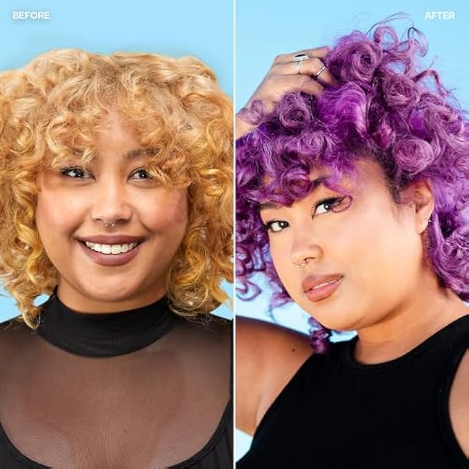 OVERTONE DAILY COLOR DEPOSITING CONDITIONER FOR ALL HAIR: 8OZ TEMPORARY COLORING CONDITIONER WITH SHEA BUTTER & COCONUT OIL, REFRESH COLOR & PREVENT FADING, VEGAN & CRUELTY-FREE, VIBRANT PURPLE - Image 3